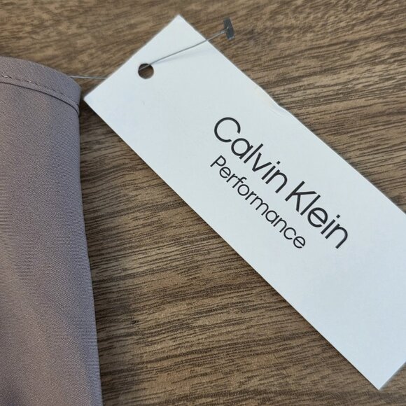 Calvin Klein Performance Dress Womens XS Purple Hooded Sleeveless Zip Pockets - Picture 9 of 13